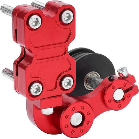 Motorrad-Kettenspanner, automatischer Versteller, universell für ATV, Offroad-Fahrzeuge und Dirtbikes (Rot) (1/5)