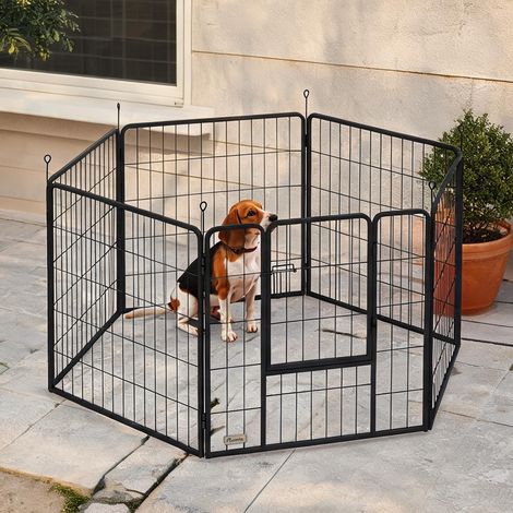 Barrière pour chien negro en acero 160 x 80 x 80 cm (1/5)