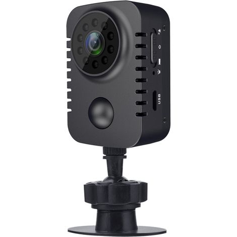 Mini caméra corporelle 1080p Full HD, sécurité, poche, vision nocturne, détection de mouvement, petit caméscope pour voiture, enregistreur vidéo PIR en veille (1/5)