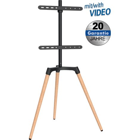myWall HT 21 L TV-Ständer 165,1 cm (65") Schwarz, Holz