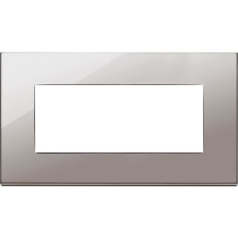 VIMAR - 22649.83 5M BS placa cromada negra