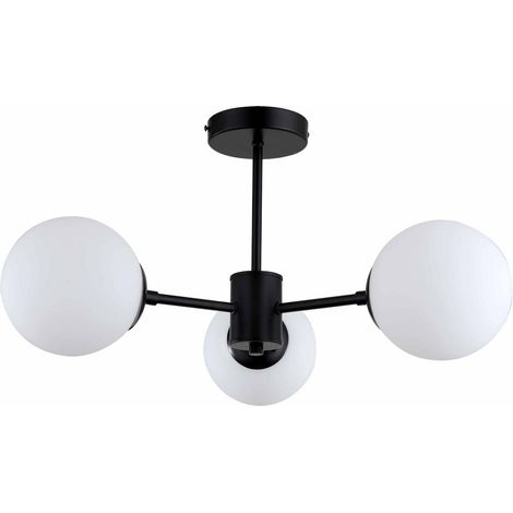 Lampada a sospensione Roma 3xE14 nero Light Prestige (1/4)
