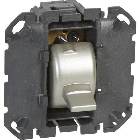 Legrand 067036 Poussoir inverseur à levier Legrand Céliane - 6 A - contact NO-NF