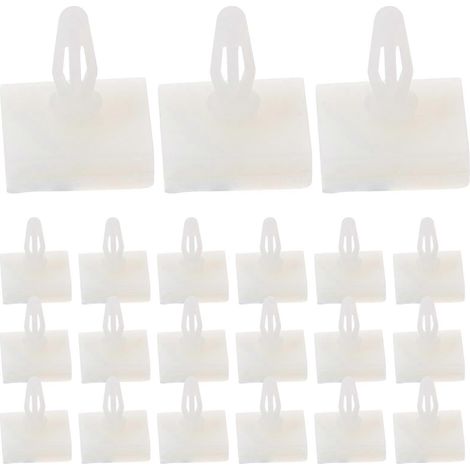 100 entretoises en plastique pour circuits imprimés, poteau de verrouillage, support de hauteur.-1.4X1.2X1.2CM-White