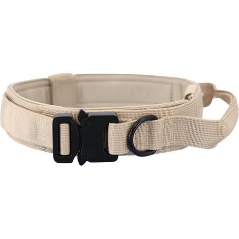 Collier tactique pour chien, collier de dressage ajustable en nylon pour chiens moyens et grands (1/5)