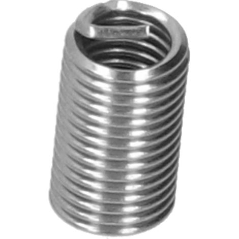 100 inserts de réparation de filetage M6 x 1, manchons filetés métriques en acier inoxydable pour la réparation des filetages endommagés, longueurs incluses : 18 mm (1/5)