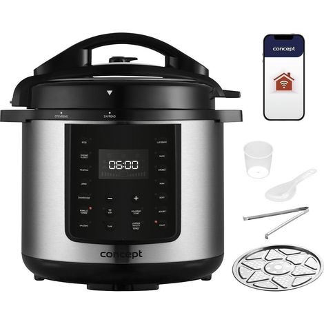 Concept Lösung Multikocher CK8001 Silber 5,6 L