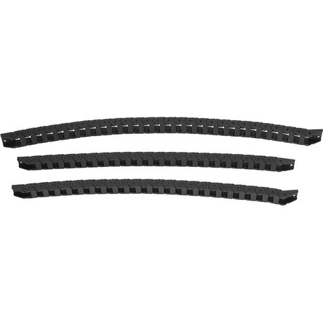 3-Pièces Chaîne Porte-Câbles Pont 3 Trous Type Ouvert en Nylon Kit de Guidage pour Imprimante 3D VORON 2.4 (1/5)