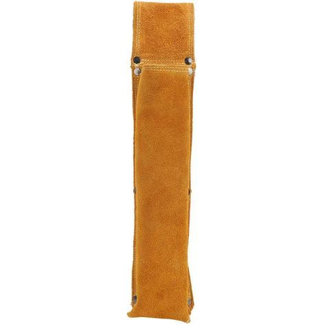 Werkzeugtasche für Schweißer aus Rindsleder, 6,1 x 24,9 x 32 cm, verstärkter tragbarer Schweißstabhalter (1/4)