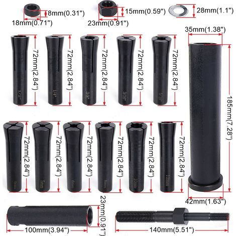 Accessoires de modification automobile 95400 Le kit principal d'extracteur de goupilles de positionnement en ligne permet un retrait facile des goupilles de positionnement. (1/3)