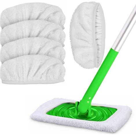 Packung mit 5 wiederverwendbaren Mikrofaser-Reinigungspads für Swiffer-Mopps und -Wischmopps