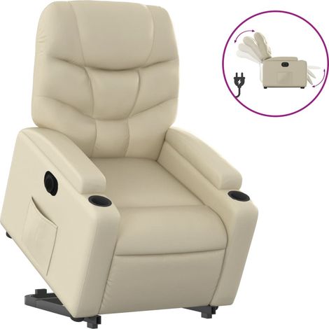 Maison Exclusive - Relaxsessel mit Aufstehhilfe Elektrisch Creme