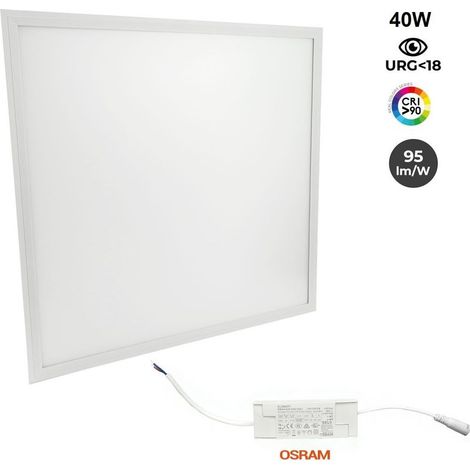 Panneau LED 60x60 Driver OSRAM - 40W - UGR18 - IRC 90 - Blanc Neutre (1/5)