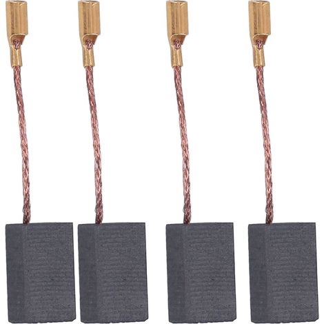 Lot de 20 balais en carbone cuivre robustes pour perceuse à main tailleuse meuleuse sèche-cheveux malaxeur affuteur (1/5)
