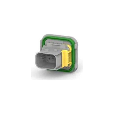 Connettore Heavy Duty Sealed 1.6X0.6 porta maschio 8vie grigio