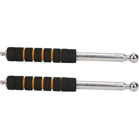 Lot de 2 marteaux télescopiques à tambour vide, tiges de test portables pour carrelage, outil d'inspection de pièces, 130 cm (1/5)
