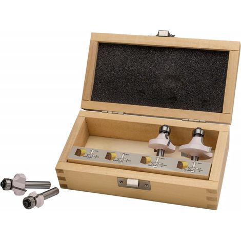 MAKITA D-53534 Koffer mit einschneidigen Fräsern, 4 Stück (1/4)