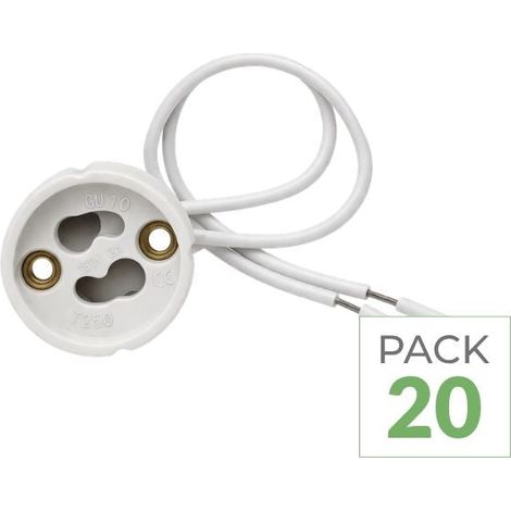 Pack de  20 - Douille GU10 - SILUMEN