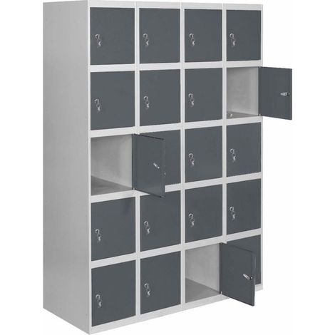 Taquilla 1800x1200x500 SIMONLOCKER PROFESIONAL 5 PUERTA 4/20 300(1200)BL/AN marca SIMONRACK