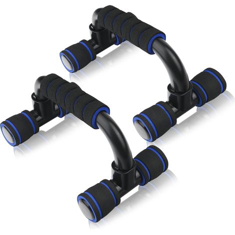 Poignées de Pompe, 1 Paire Antiglissante Push Up Bars, Poignées d'appui Accueil Salle de Gym Exercise de Formation, pour Musculation des Bras Épaules Poitrine Dos Triceps Pectoraux (1/5)