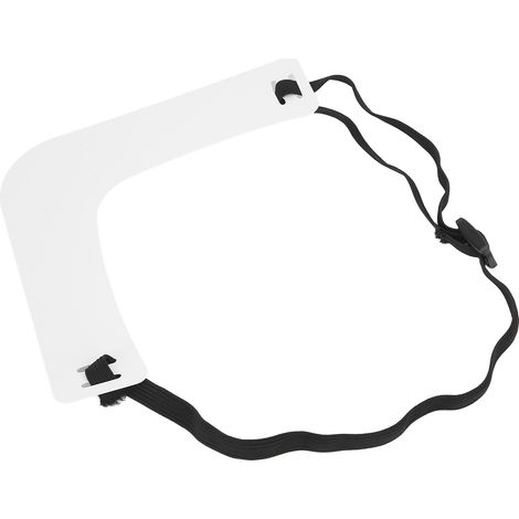 Guide de Tracé Barbe en Plastique pour Délimiter Moustache et Contour de Cou - Gabarit de Forme (1/5)