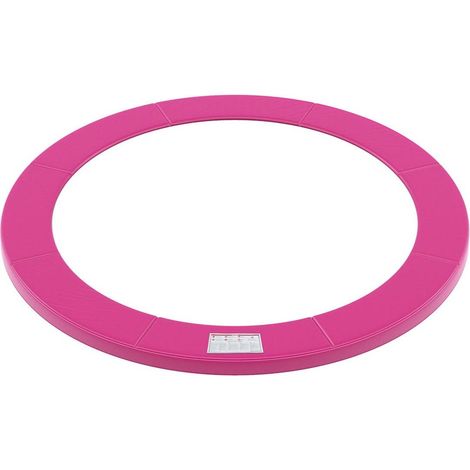 Coussin de sécurité de trampoline de remplacement rechange diamètre 305 cm résistant aux rayons uv anti-déchirure taille standard rose (1/4)