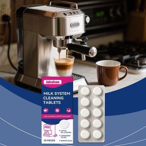Milk system maintenance tablets, coffee machine stain remover, daily cleaning, suitable for commercial and household use -- 10 PIECES -- BIEMMEDUE (1/5)