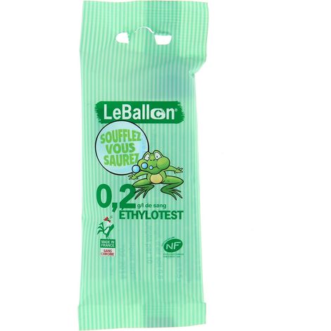SACHET 1 ethylotest 0.2g-L NF (1/3)