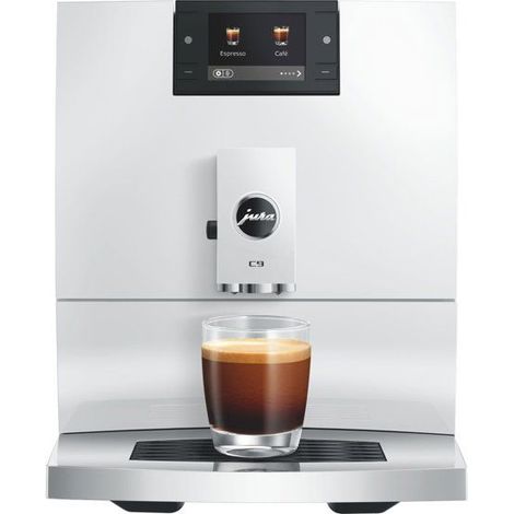 Máquina de café espresso molinillo - JURA - C9 Piano - 1450 W - 200 g - 1,6 L - 17 especialidades - Blanco (1/5)
