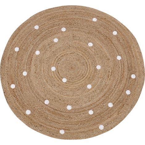 Teppich KHARRA Beige ø 140 cm Jute