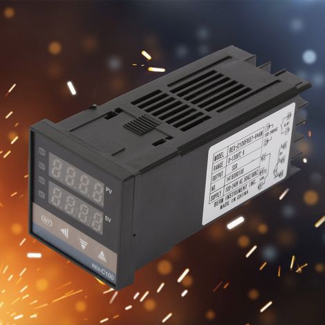 Thermostat PID Numérique LED avec Alarme 0-1300℃ pour Four AC 110V-240V (1/5)