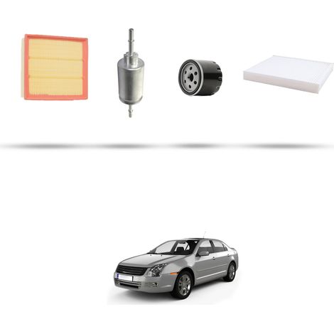 Kit tagliando 4 filtri compatibile con Ford Fusion 1.4 16v 59kw dal 2002 (1/5)