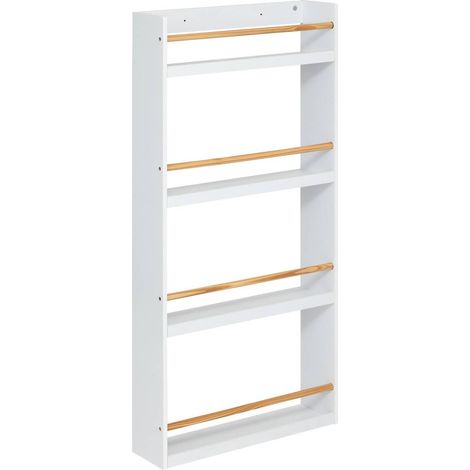 Libreria per bambini bianca a 4 ripiani h118cm - Atmosphera créateur d'intérieur (1/5)