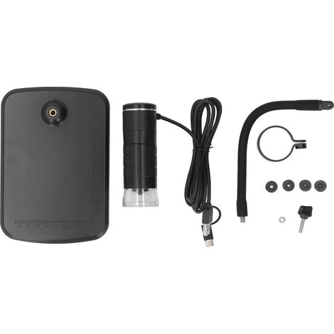 Microscope numérique portable 3-en-1 pour cuir chevelu, grossissement 50-1000x, USB électronique à main pour pièces de monnaie, observation capillaire.