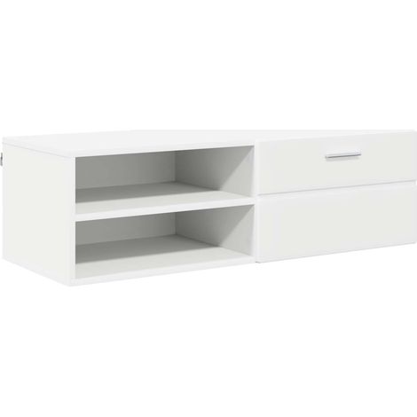 Maison Exclusive - Armadio in Legno Bianco 100,5 x 39 x 30 cm Legno multistrato
