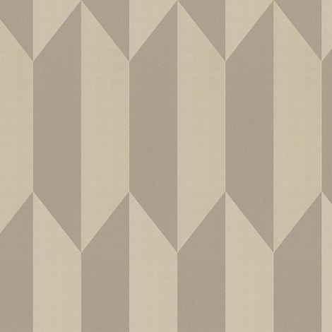 Exclusive luxury wallpaper wall Profhome 790865 hot embossed non-woven wallpaper textured with geometric shapes shimmering beige cream silk grey platinum 5,33 m2