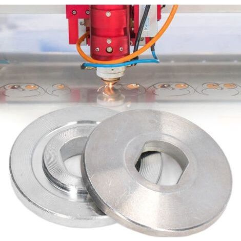 2 Pièces Machine de Découpe Plaque de Pression Carbure cémenté Bloc de Roulement Scie à Onglets Bagues D'arbre pour Scie à Onglets en Aluminium 10in (1/5)