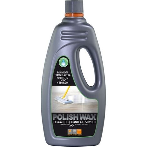 Polish wax cera lucidante per pavimenti autolucidante antiscivolo lt 1 faren