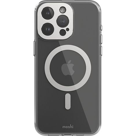 Moshi iGlaze MagSafe - iPhone 15 Pro Max Hülle (Luna Silver) (1/5)