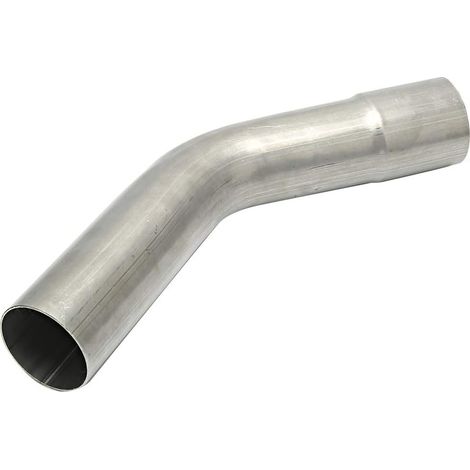 Tuyau d'échappement coudé modifié pour voiture avec courbe de mandrin de 2,5 pouces pour véhicule 45 degrés + échappement coude 45 pouces (1/5)