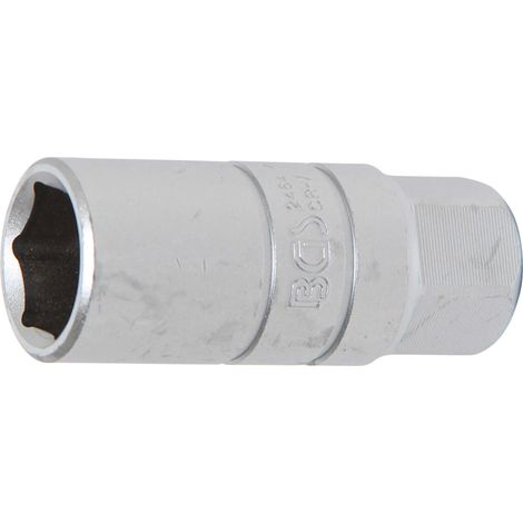 BGS Zündkerzen-Einsatz Sechskant Antrieb Innenvierkant 10 mm (3/8") SW 18 mm - 2464