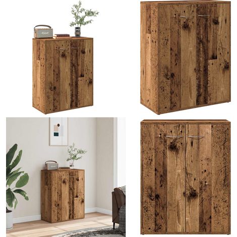 vidaXL Sideboard Altholz-Optik 60x30x75 cm Holzwerkstoff (1/5)