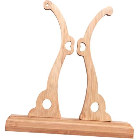 Support de Ventilateur Rond en Bambou Beige Naturel, Porte-Ventail Ancien Élégant et Stable, pour L'exposition D'éventails Décoratifs (1/5)