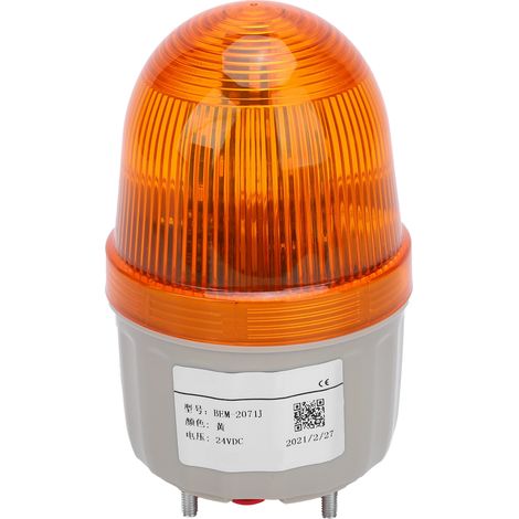 BERM Notfallwarnleuchte mit ABS-LED und akustischem Alarm für Fabriken BEM-2071J DC24V 5W Gelb (1/5)