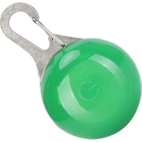 Pendentif lumineux LED pour animaux de compagnie, 3 modes d'éclairage, lampe de sécurité nocturne à clipser sur le collier (vert) (1/5)