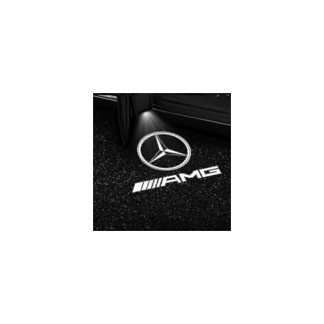 2 LED-Logoprojektoren für Mercedes-Benz GLS/GLC/GLB/GLA/A/B/C/E Autotüren - Crezuo