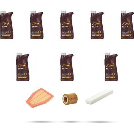 Kit tagliando 3 FILTRI e 8L OLIO compatibile con Porsche 911 (991) 3.8 Turbo 383kw dal 2013 (1/5)