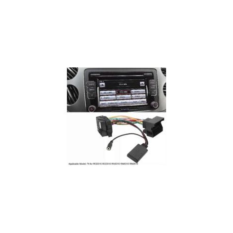 Adaptador Bluetooth 5.0 AUX para coche con micrófono manos libres para RCD310, RCD510 y RNS310.
