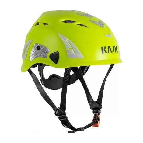 Elmetto Kask Superplasma AQ HI VIZ Giallo – EN 397 – Casco di sicurezza ventilato alta visibilità