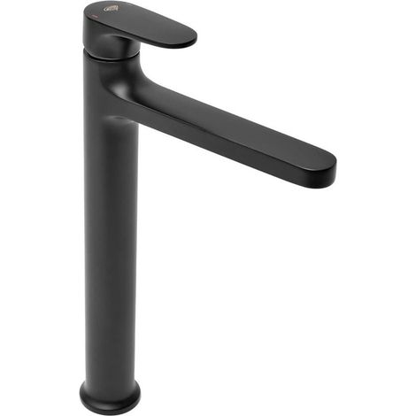 Mélangeur lavabo haut SAT Dark sans bec noir SATBSDA285PC (1/5)